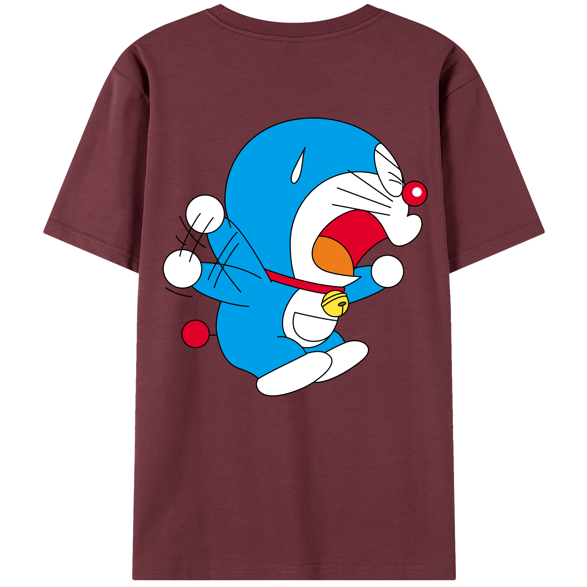 （画像用） ドラえもん Doraemon 綿100％半袖Tシャツ（背面プリント）